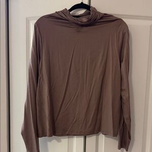 a new day Long Sleeve Top in Taupe